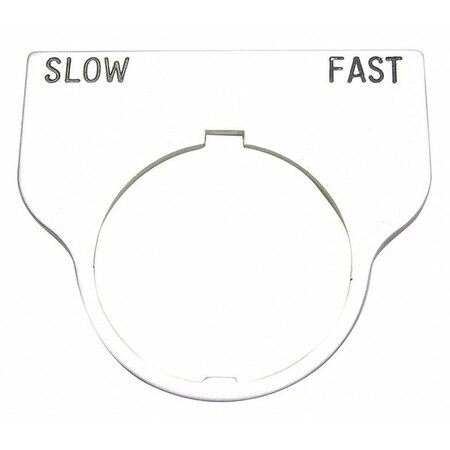 Rees Standard Legend Plate, Slow-Fast 09017038