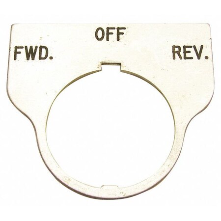Rees Standard Legnd Plate, Fwd/Off/Reverse 09017041