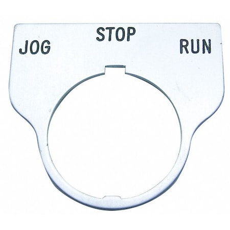Rees Standard Legendplate, Jog-Stop-Run 09017045