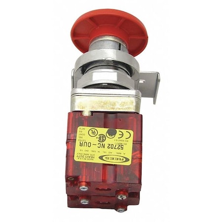 Rees Push Button w/2 NC, Red, 30.5mm 40102312