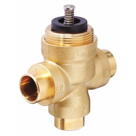 Siemens Zone Valve, Three Way, 2.5cv, .50"Line 599-00531