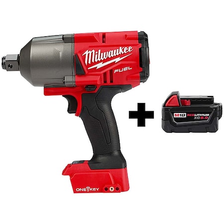 Milwaukee Tool Impact Wrench Kit, 18 V DC, Square 2864-20, 48-11-1850