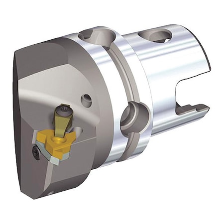 Km Systems Indexable Thread Cutting Unit Head, KM40TSLSEL16N, 64.95mm L, High Speed Steel KM40TSLSEL16N