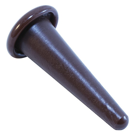 Caplugs Plug, Tapered, Vinyl, 0.750" L, PK1000, Max. Diameter: 0.31" 99191870