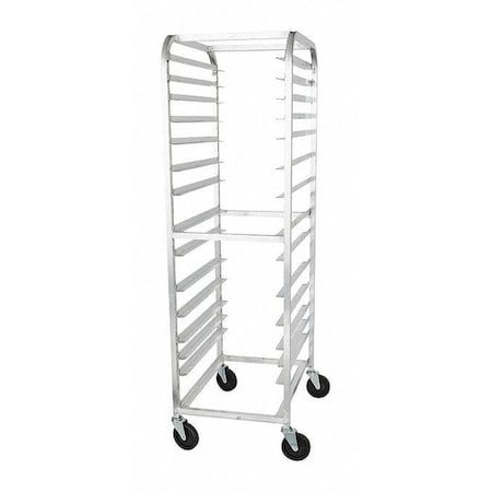 R.W. Rogers Co Pan Rack, Aluminum, 15Tray Cap, End Loading 01-APR-1518-4-ST