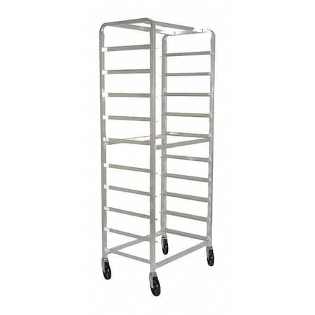 R.W. Rogers Co Pan Rack, Side Loading, Aluminum, 10 Tray 01-APR-1026-6-ST