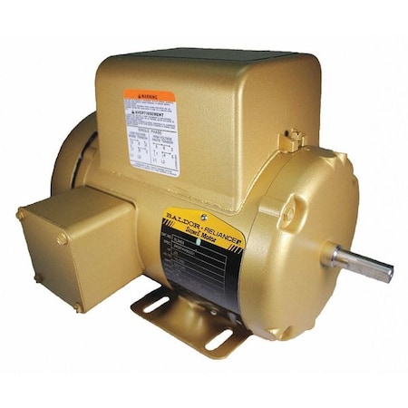 Baldor-Reliance Capacitor-Start/Run General Purpose Motor, 1/4 hp HP, 115/230V AC Voltage, 48 Frame EL3403