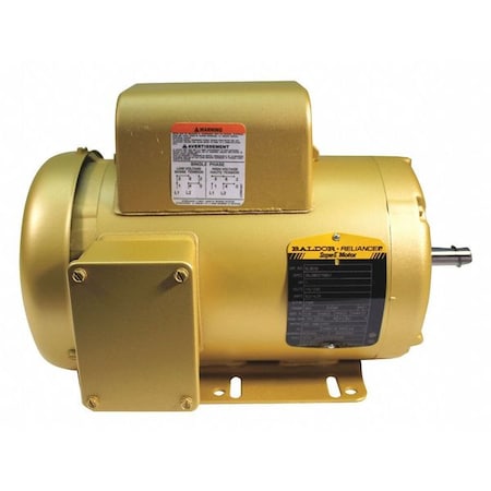 Baldor-Reliance Capacitor-Start/Run General Purpose Motor, 1 hp HP, 115/230V AC Voltage, 56H Frame EL3510