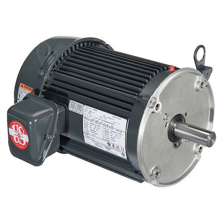 U.S. Motors Three-Phase General Purpose Motor, 25 HP, 284TC Frame, 208-230/460V AC Voltage, 3530 Nameplate RPM U25P1DCR