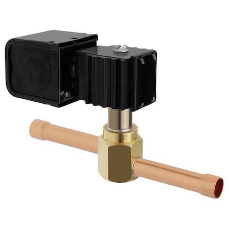 Parker Refrigeration Solenoid Valve, 650 psi, ODF R22E52