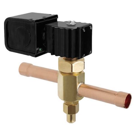 Parker Refrigeration Solenoid Valve, 650 psi, ODF R26E64M