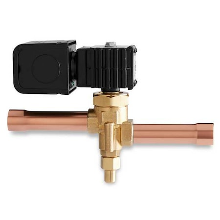 Parker Refrigeration Solenoid Valve, 650 psi, ODF R36E105M