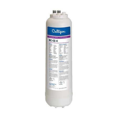 CULLIGAN 0.5 Micron, 2-3/4" O.D., 12 1/2 in H, Replacement Filter Cartridge RC-EZ-4