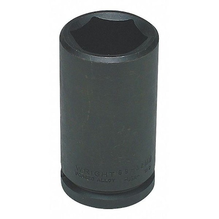 Wright Tool 3/4 in Drive Impact Socket Deep Socket, black oxide, 33 mm 69-33MM
