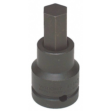 Wright Tool Impact Bit, 3/4x3-11/12In, 6pt, Black Oxide 6224