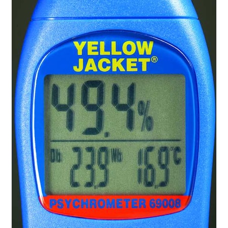 ユウ　 Yellow Jacket Temp/Humdty Meter, 0 to 100 Rel Hum Rnge 69008