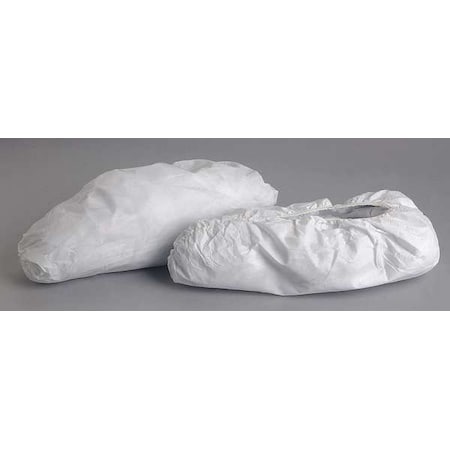 Alpha Pro Tech Disposable Shoe Covers, Polyethylene, Polypropylene, White, Slip Resistant Sole: Yes , 2XL SH-T1184-B