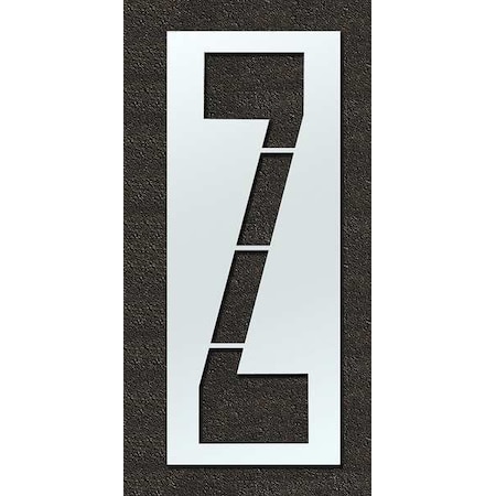 Rae Airport Pavement Stencil, Letter, 108 in Character Height, Highway Gothic Font, Polyethylene, Clear STL-108-F108Z