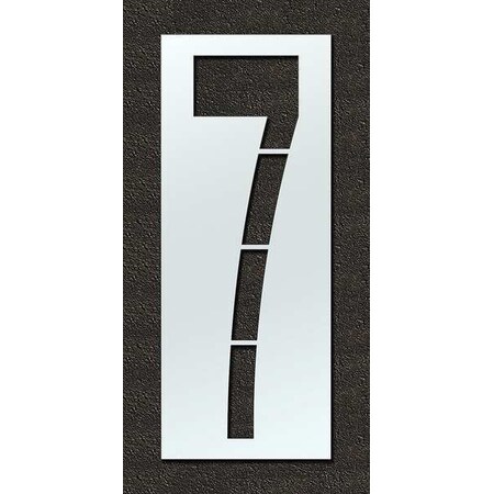 Rae Airport Pavement Stencil, Number, 108 in Character Height, Highway Gothic Font, Clear, 1 Pieces STL-108-F1087
