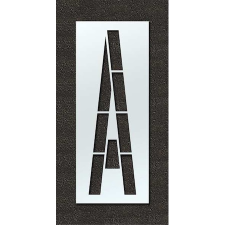 Rae Airport Pavement Stencil, Letter, 144 in Character Height, Highway Gothic Font, Clear, 1 Pieces STL-108-F144A