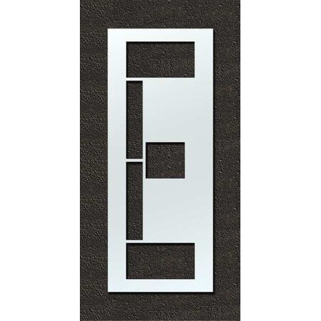 Rae Airport Pavement Stencil, Letter, 144 in Character Height, Highway Gothic Font, Clear, 1 Pieces STL-108-F144E