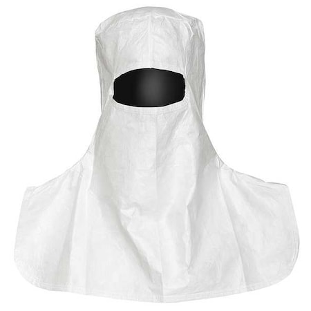 DUPONT Sterile Cleanroom Hood, White, L, PK100 IC666BWHLG0100CS