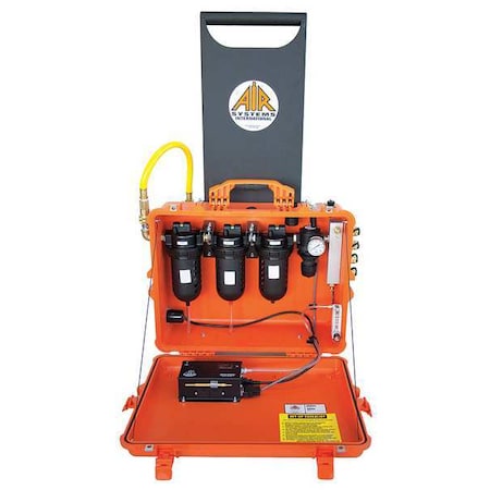 Air Systems Intl Breathing Air Filtration System, 125 psi BA-100
