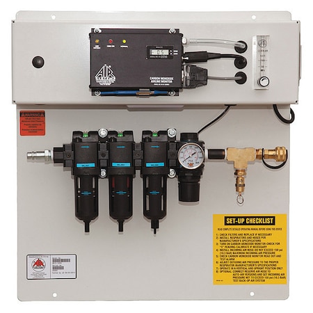 Air Systems Intl Breathing Air Filtration System, 125 psi BB15-COPM