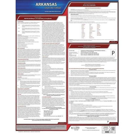 Jj Keller Labor Law Poster, Spanish, AR, Plastic 200-AR