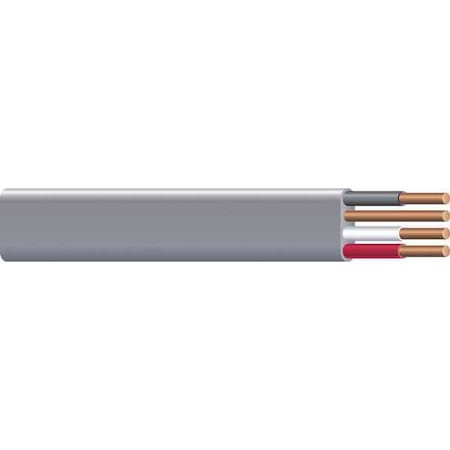 Romex Non-Metallic Underground Feeder Cable, UF-B, 10 AWG, 3C with Ground C, Gray, PVC, Solid, 600V AC 13059155