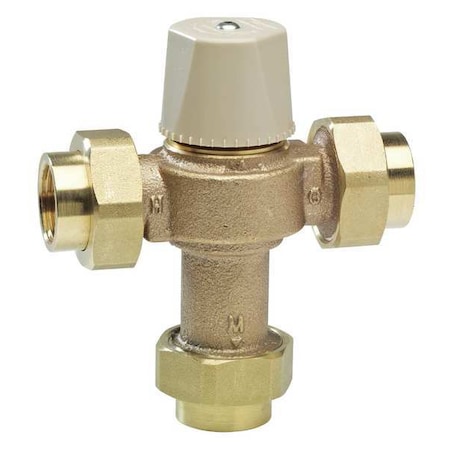 Watts Thermostatic Mixing Valve, 1/2 in. LFMMV-M1-UT