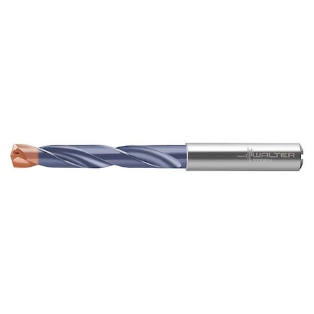 Walter Titex Jobber Drill, 5/8", Carbide,  A3389DPL-5/8IN A3389DPL-5/8IN