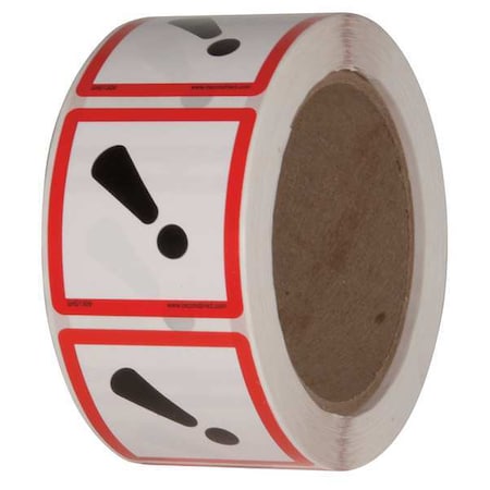 Ghs Safety Safety Label, 2 in. W x 2 in. H, PK500, GHS1309 GHS1309