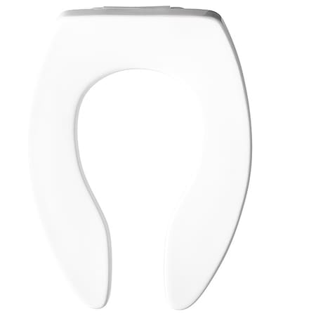 Bemis Toilet Seat Without Cover, Plastic, Elongated, White 1655SSCT