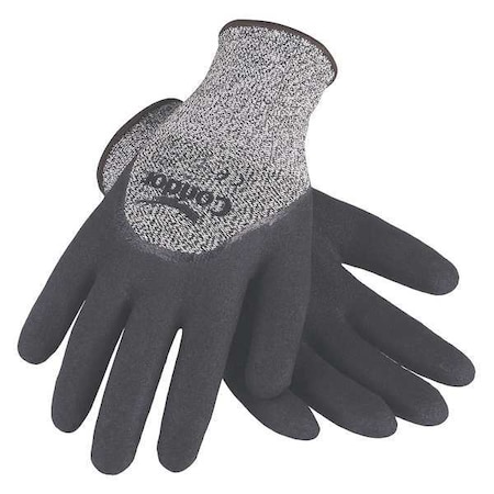 Zoro Select Cut Resistant Coated Gloves, Cut Level 2 , Nitrile , Sandy , 2XL 1 PR 29JV49