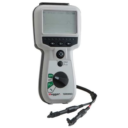 Megger Time Domain Reflectometer, Backlit LCD, 5V TDR500/3