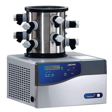 Labconco Freeze Dryer, Benchtop, 4.5L, -50Deg C, 115V 7750021 | Zoro