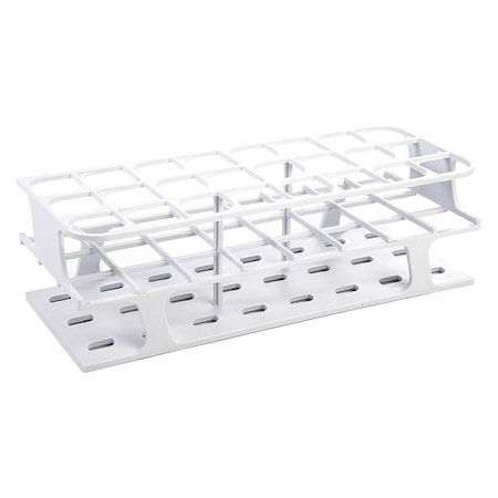 Heathrow Scientific ONERACK Test Tube Rack, Slots 24x30mm, White, PK8 HS27515A