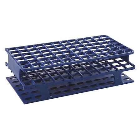 Heathrow Scientific ONERACK Test Tube Rack, Slots 72x13mm, Blue, PK8 HS27551B