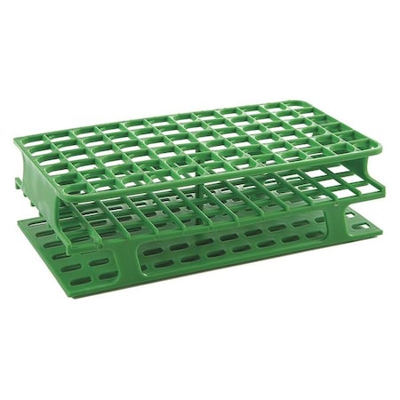 Heathrow Scientific ONERACK Test Tube Rack, Slots 72x13mm, Green, PK8 HS27551C
