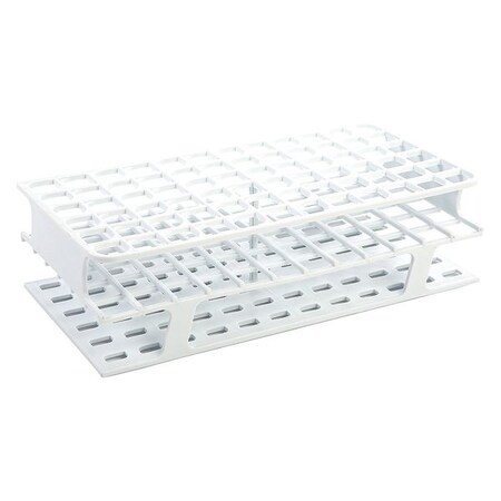 Heathrow Scientific ONERACK Test Tube Rack, Slots 72x16mm, White, PK8 HS27552A