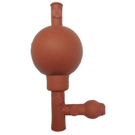 Heathrow Scientific Pipette, Rubber, Red HS20632B