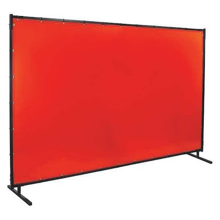 Steiner Welding Screen, Transparent Vinyl, 10 ft. W., 6 ft. H., 13 oz/sq yd, 150 Degrees F Withstand Temp. 538HD-6X10