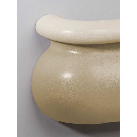 Pawling Left Handrail Return, Ivory, 3-3/16In. BRL-625S-0-2