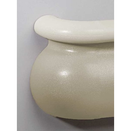 Pawling Left Handrail Return, Eggshell, 3-3/16In. BRL-625S-0-370