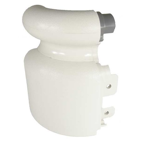 Pawling Left Handrail Return, Eggshell, 3-1/8In. BRL-425V-0-370