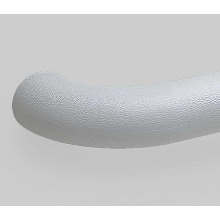 Pawling Left Handrail Return, Linen White, 3In. BRL-1225-0-301