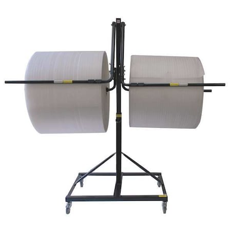 Encore Packaging Dual Arm Bubble Dispenser 38-1/2"H x 52"L, Floor Mount EP-6220D-24