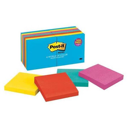 Post-It Sticky Notes, 3x3 In., Jaipur, PK14 654-14AU