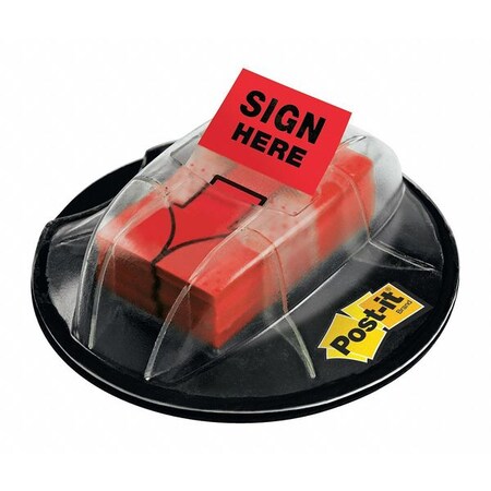 Post-It Sticky Flags, Sign Here, 1x1-3/4, Red 680-HVSHR
